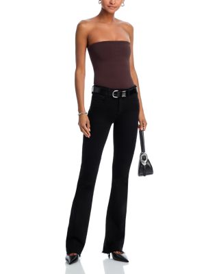 Ruth High Rise Straight Jeans in Black