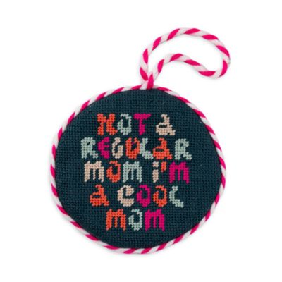 Cool Mom Needlepoint Ornament