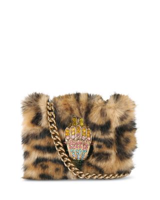Kensington Eagle Micro Faux Fur Shoulder Bag