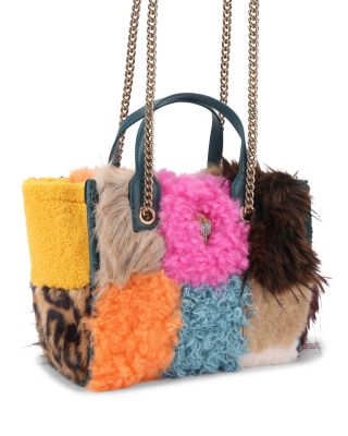 Hoxton Small Multicolor Faux Fur Shopper Bag