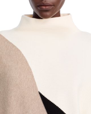 Color Blocked Dolman Sleeve Sweater