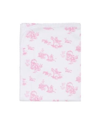 Girl Toile Print Blanket - Baby