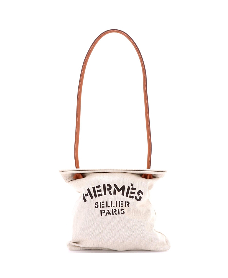Pre-Owned HERMES Mm Aline Bag Toile