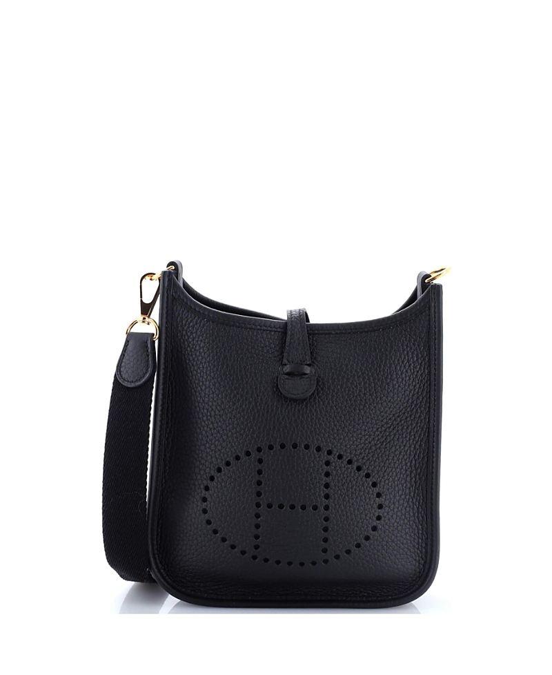 Click to view more detailed imagery on our partner's website Pre-owned Pre-owned Hermes Hermes Tpm Evelyne Bag Gen Iii Clemence In Black