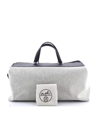   R.M.S Weekender Bag Toile and Leather