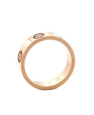  Love Band Ring 18K Rose Gold