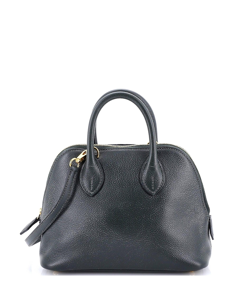 Click to view more detailed imagery on our partner's website Pre-owned Pre-owned Hermes Hermes Mini Bolide 1923 Bag Evercolor In Green