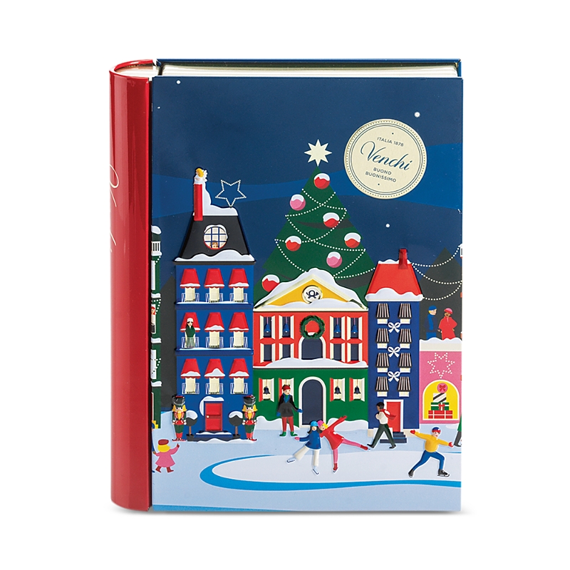 Venchi Chocolate Maxi Book Tin In Multi