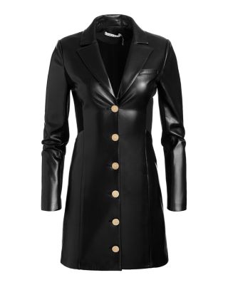 Michelle Faux Leather Dress
