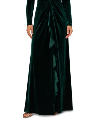 Velvet Twist Gown
