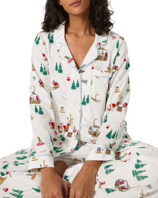 Printed Long Sleeve Pajama Set