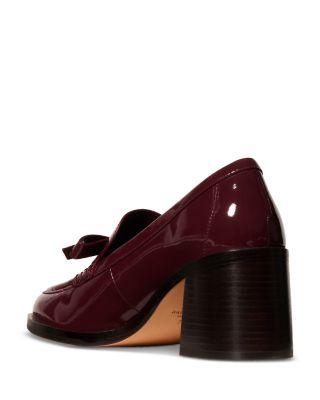 Women's Deco Bow Loafer Pumps