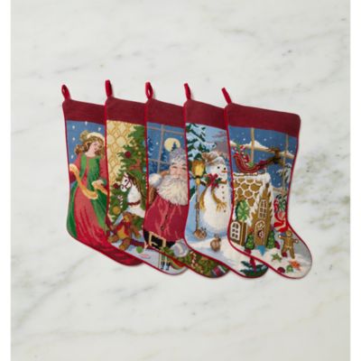 Needlepoint Holiday Stocking - Exclusive