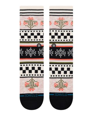 Winter Bloom Crew Socks