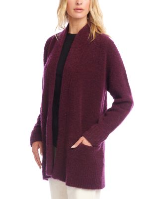 Boucl&eacute; Cardigan Sweater