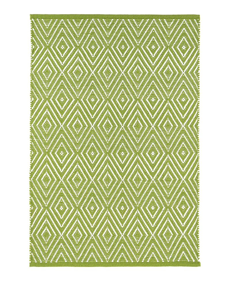 Dash & Albert By Annie Selke Dash Albert By Annie Selke Rdb100 Diamond Indoor/outdoor Area Rug, 6'0x9'0 In Green