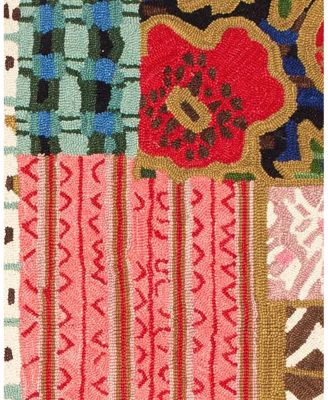 Dash Albert by Annie Selke DA1973 Elm Patchwork Area Rug, 2'6"x8'0"