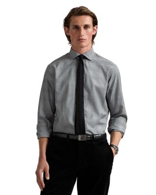 Classic Fit Plaid Twill Shirt