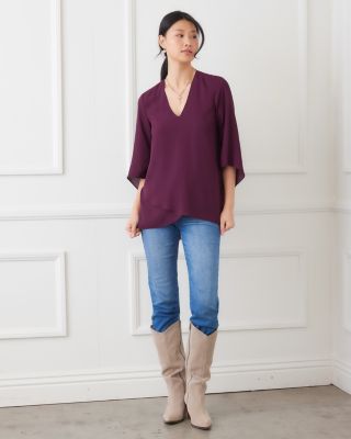 Bracelet Sleeve Asymmetric Top