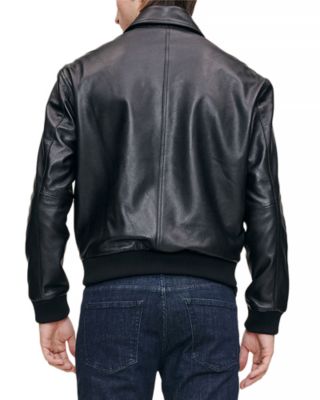 Robb Leather Bomber Jacket
