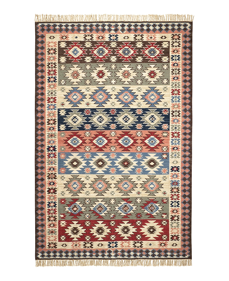 Dash & Albert By Annie Selke Dash Albert By Annie Selke Da2203 Balsam Kilim Area Rug, 5'0x8'0 In Multi