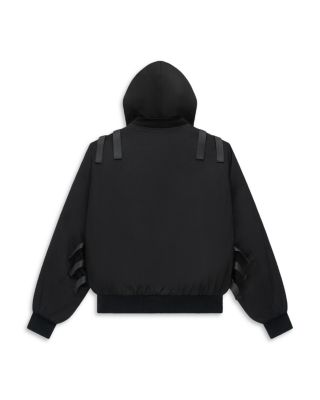 Matte Black Tactical Bomber Jacket