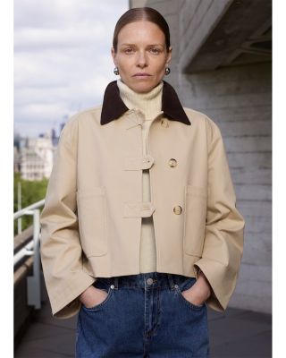 Cord Collar Worker Jacket