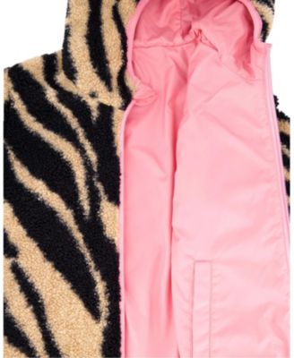 Girls' Reversible Mid-Season Sherpa Jacket - Little Kid