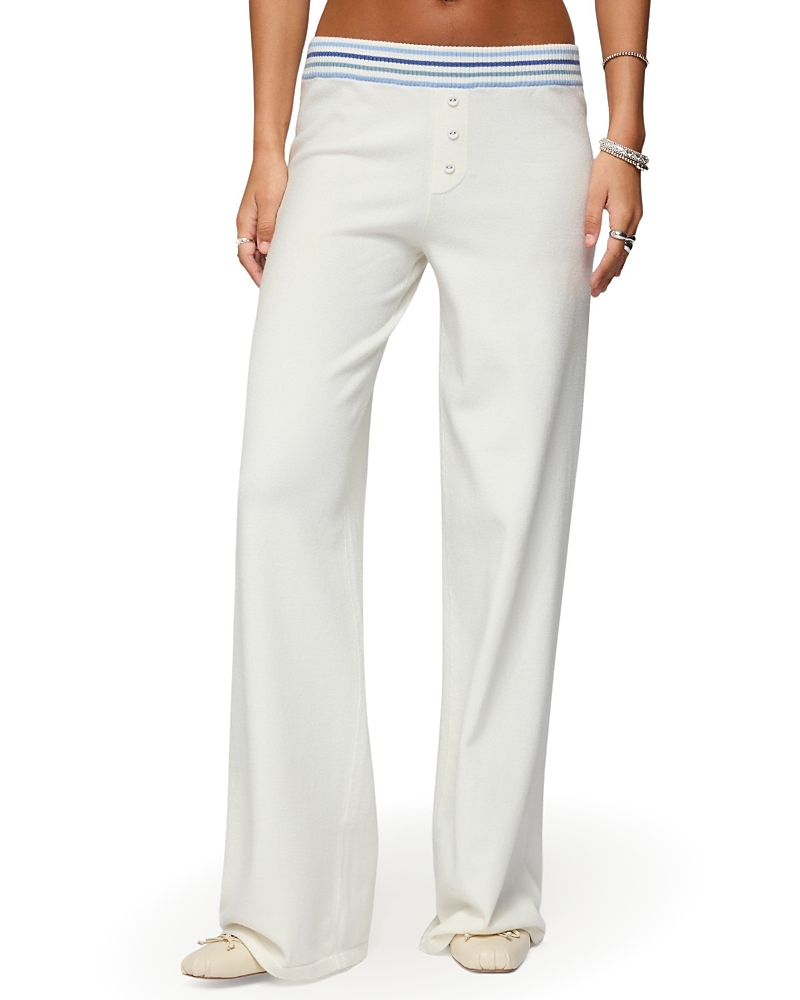 Edikted Miya Stripey Knit Pants