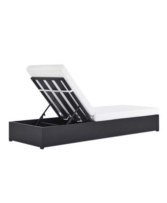Tahoe Outdoor Patio Powder-Coated Aluminum Chaise Lounge Chair