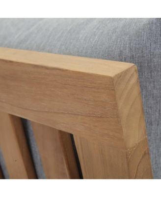 Marina Outdoor Patio Teak Right-Facing Sofa