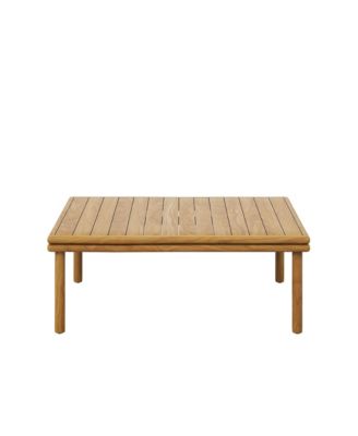 Wren Outdoor Patio Teak Wood Coffee Table