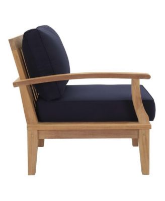 Marina Outdoor Patio Teak Left-Facing Sofa