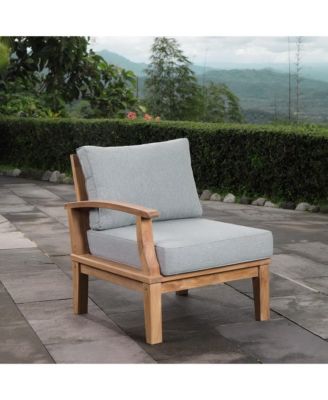 Marina Outdoor Patio Teak Left-Facing Sofa