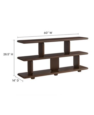 Lyle Sculptural 2-Tier Bookshelf