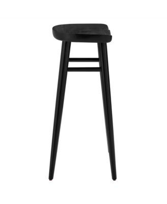 Saville Backless Wood Bar Stools Set of 2