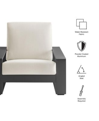 Lirienne Outdoor Patio Aluminum Armchair