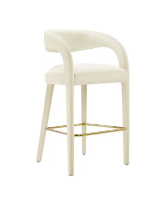 Pinnacle Performance Velvet Bar Stool, Set of 2