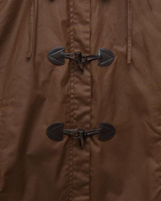 Myra Waxed Hooded Duffle Coat