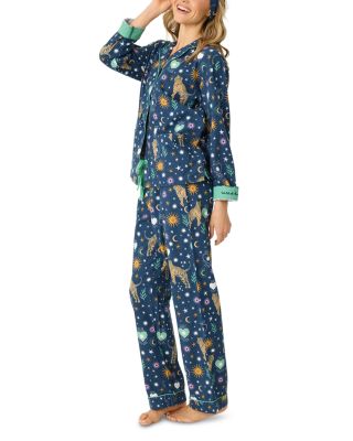 Merry with Martini Flannel Pajama Set