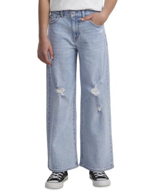 Girls' High Rise Baggy Jeans - Big Kid