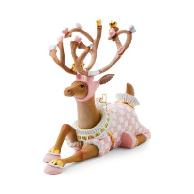 Patience Brewster Dash Away Sitting Cupid Reindeer Figure 