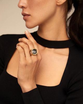 Double Band Crystal Ring