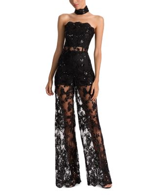 Georgie Embellished Lace Jumpsuit