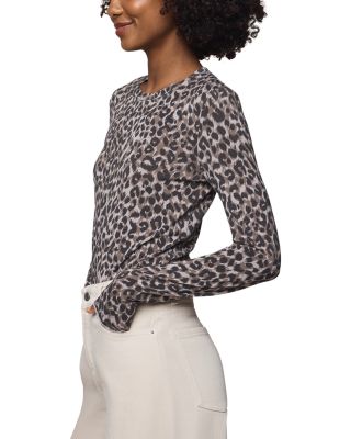 Leopard Print Long Sleeve Tee