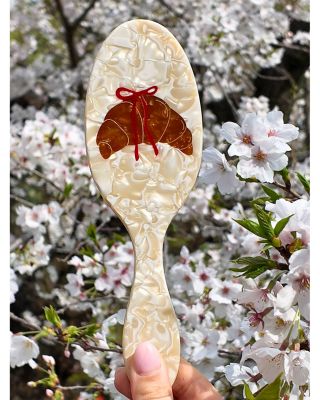 Large Amazing Hair Day Brush - Croissant