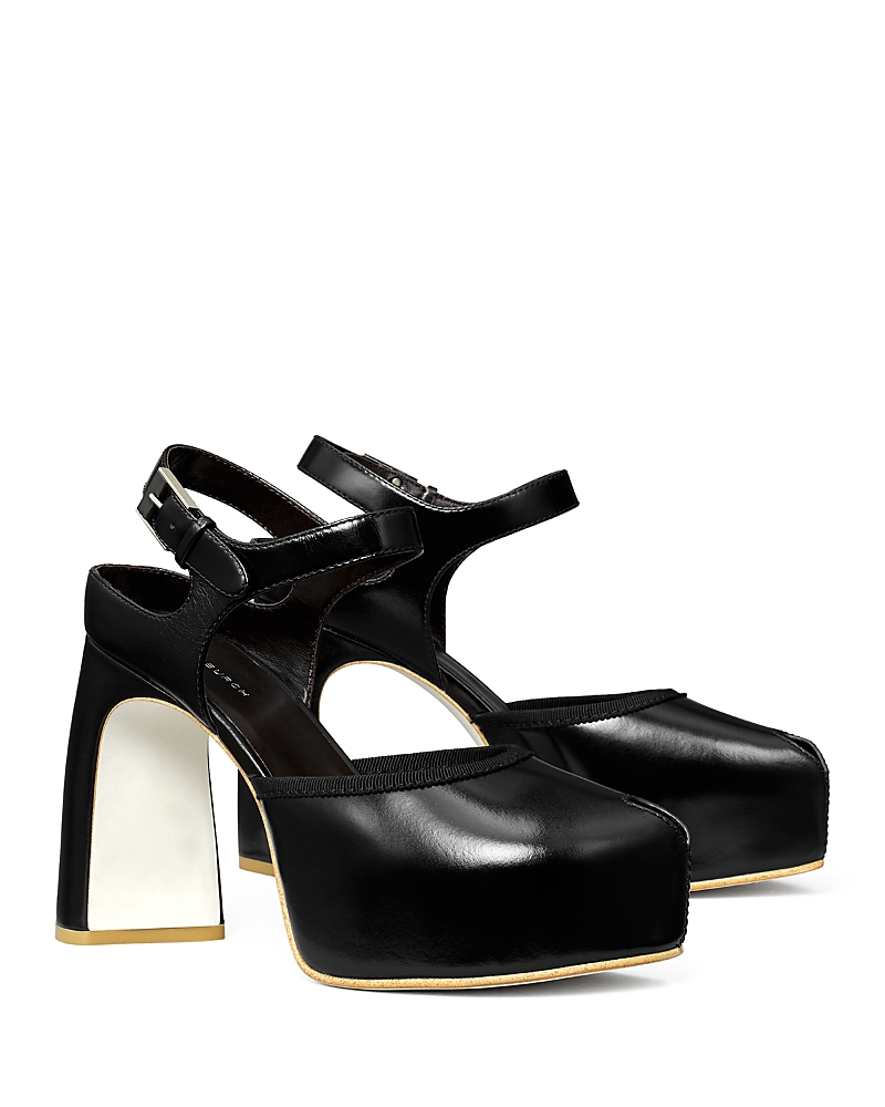 Tory Burch Women's Peep Toe Platform Pumps
