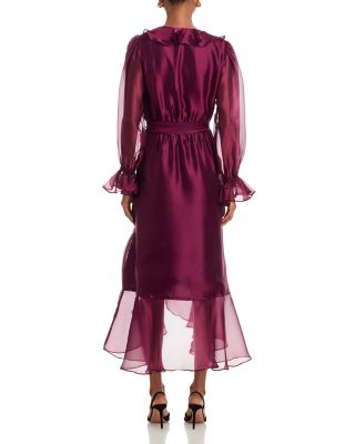 Ruffled Chiffon Dress - Exclusive