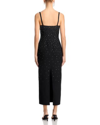 Crystal Embellished Maxi Dress - Exclusive