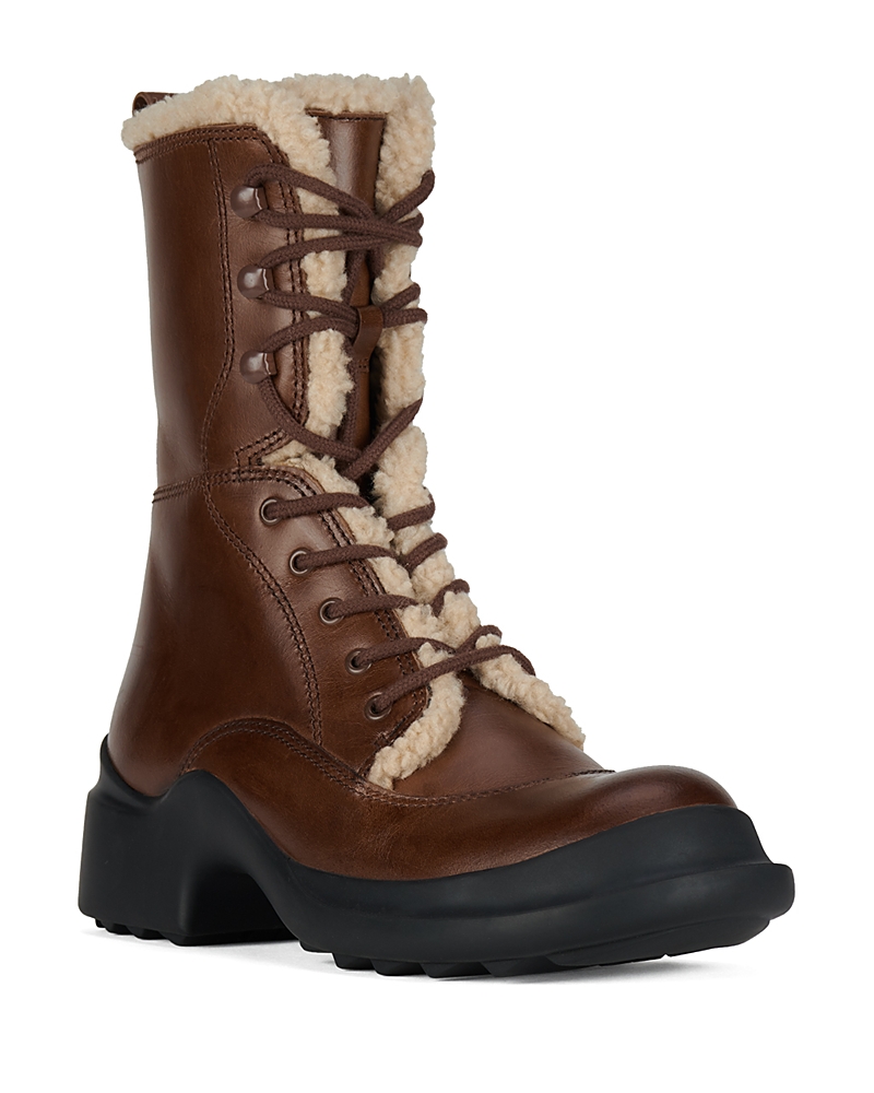 Jeffrey Campbell Explored Lace-up Boot In Brown